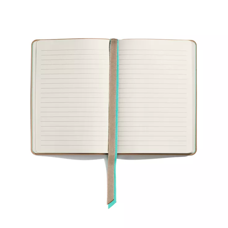 Notebook in Taupe Leather, 1