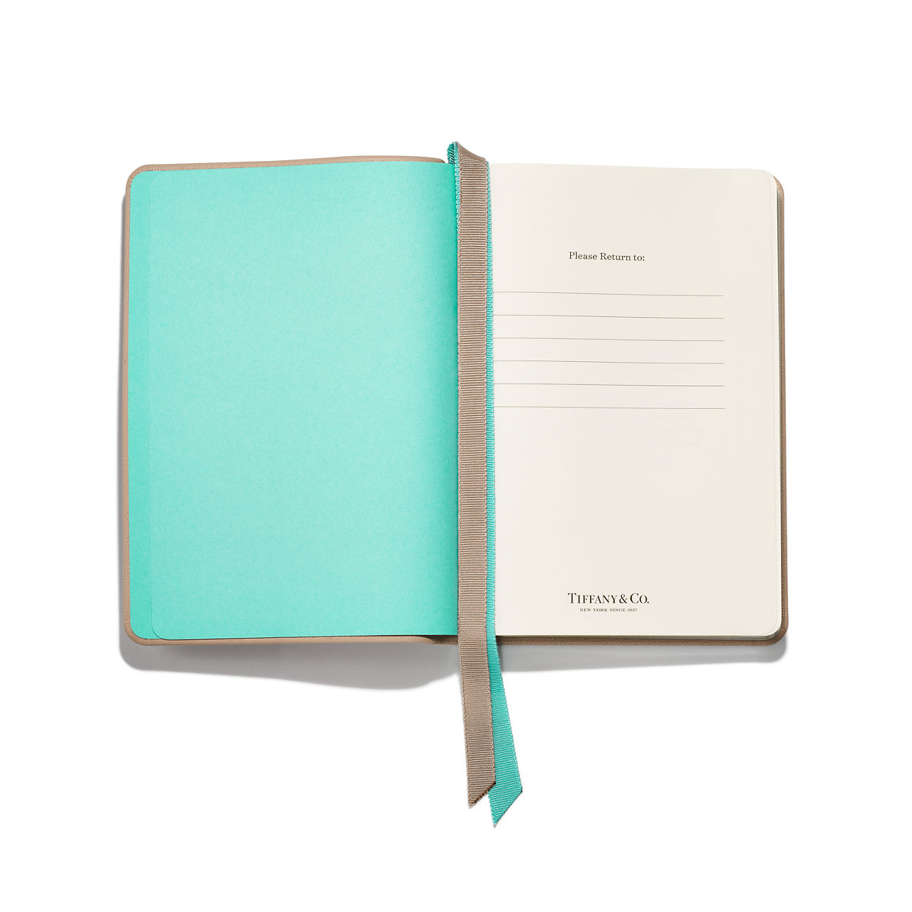 Notebook in Taupe Leather image number 2