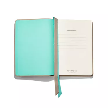 Notebook in Taupe Leather, 2
