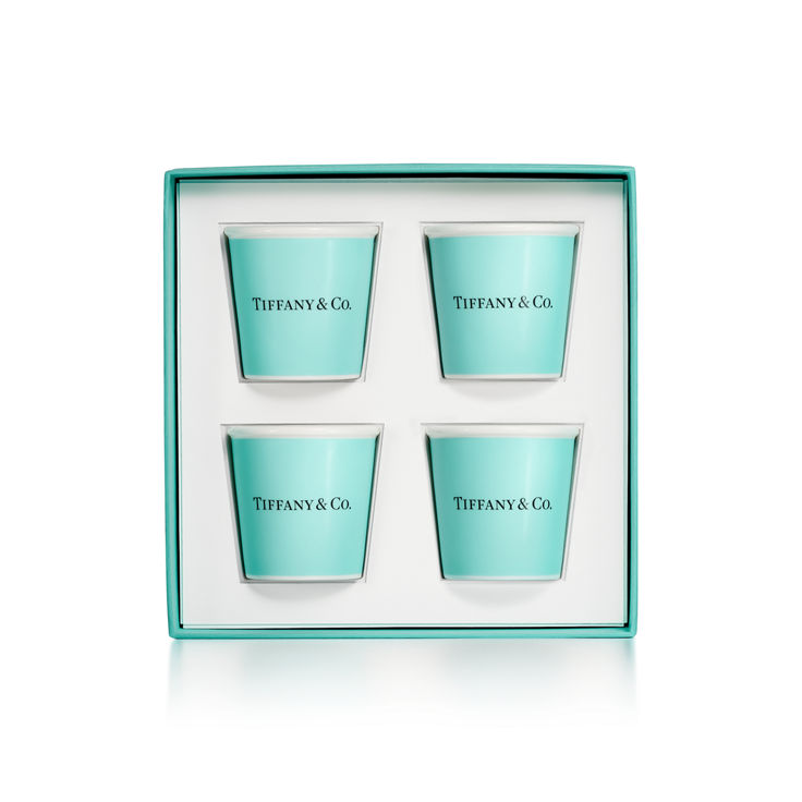 Tiffany Cups:Tiffany Espresso Cups in Bone China, Set of Four image number 1