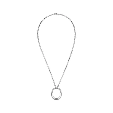 Tiffany Lock:Pendant in White Gold with Diamonds, Medium, 2