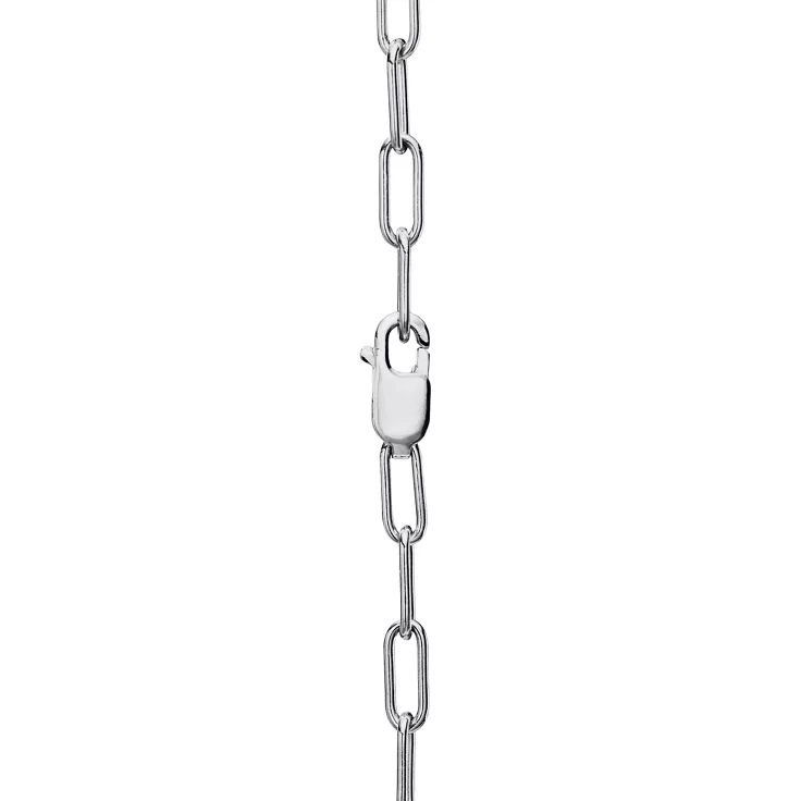 Tiffany Lock:Pendant in White Gold with Diamonds, Medium, 4