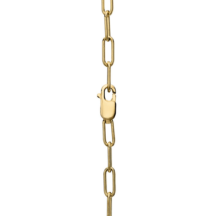 Tiffany Lock:Pendant in Yellow Gold with Diamonds, Medium image number 4