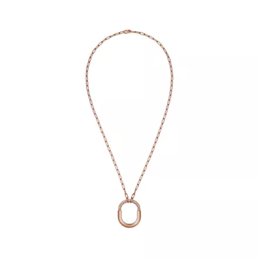 Tiffany Lock:Pendant in Rose Gold with Diamonds, Medium, 2