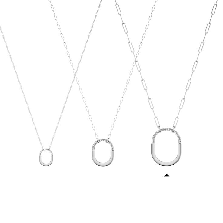 Tiffany Lock:Pendant in White Gold with Diamonds, Large image number 6