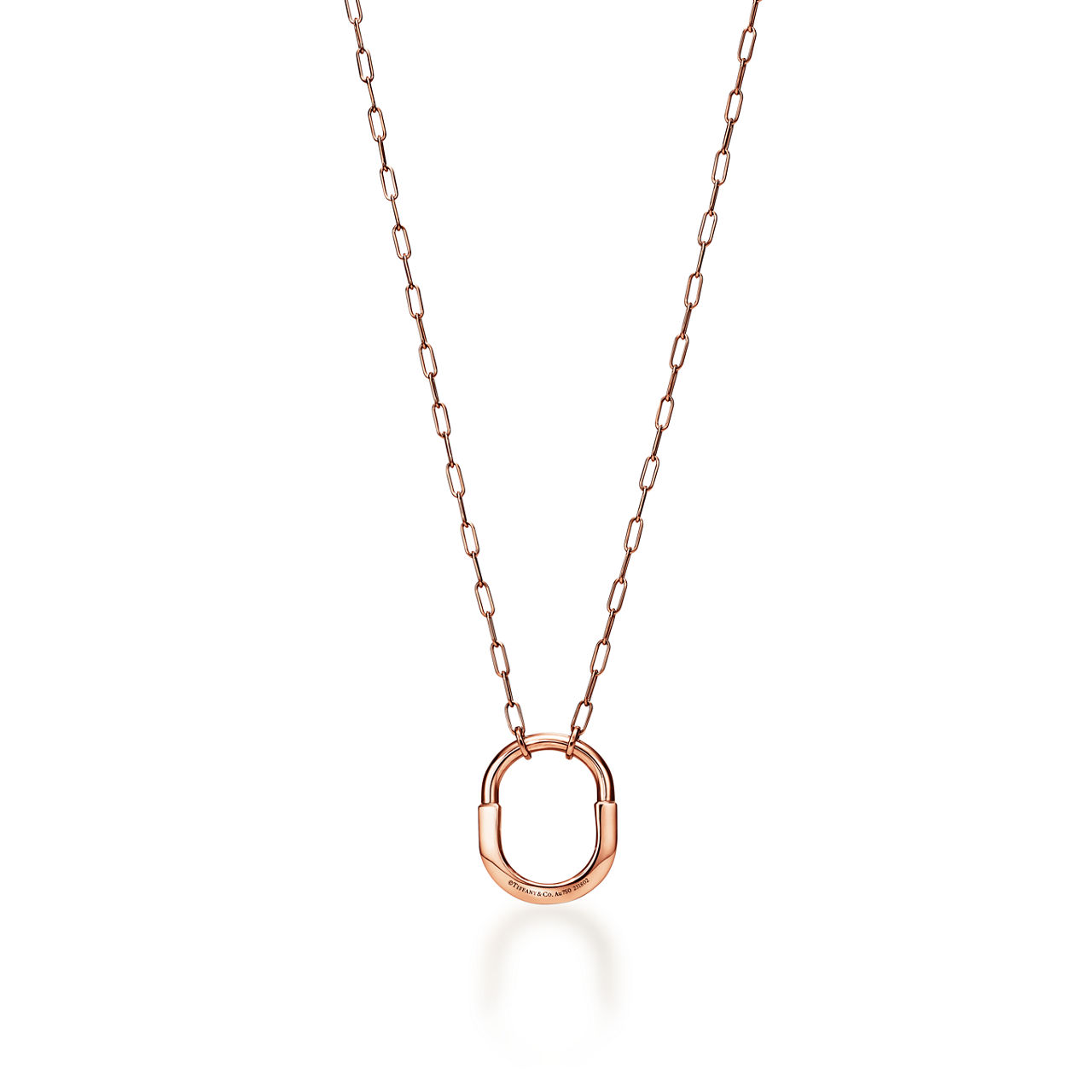 Tiffany Lock:Pendant in Rose Gold, Medium image number 2