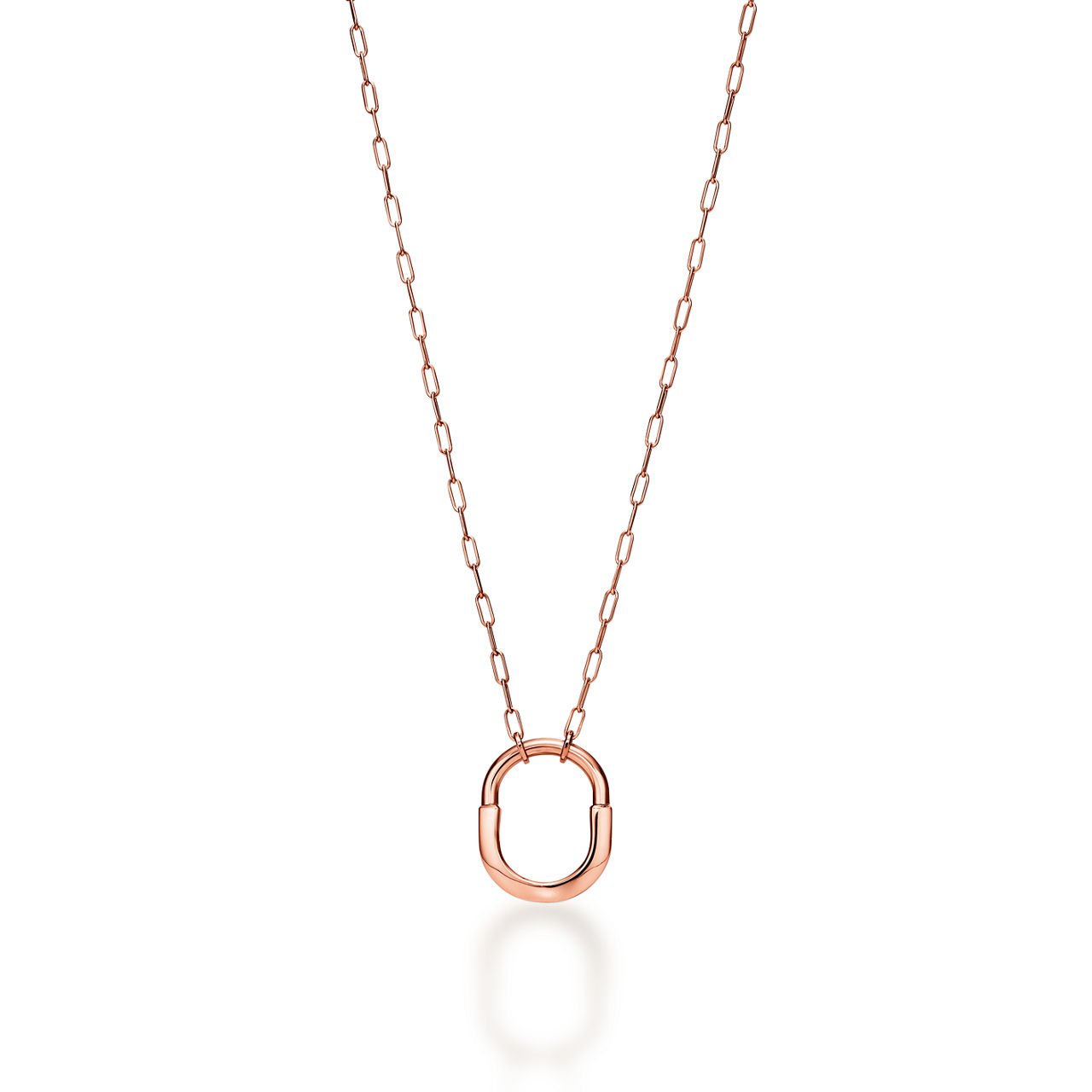 Tiffany Lock:Pendant in Rose Gold, Medium image number 0