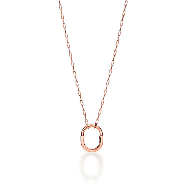 Tiffany Lock:Pendant in Rose Gold, Medium