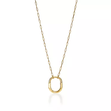 Tiffany Lock:Pendant in Yellow Gold, Medium, 2
