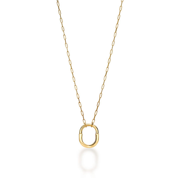 Tiffany Lock:Pendant in Yellow Gold, Medium