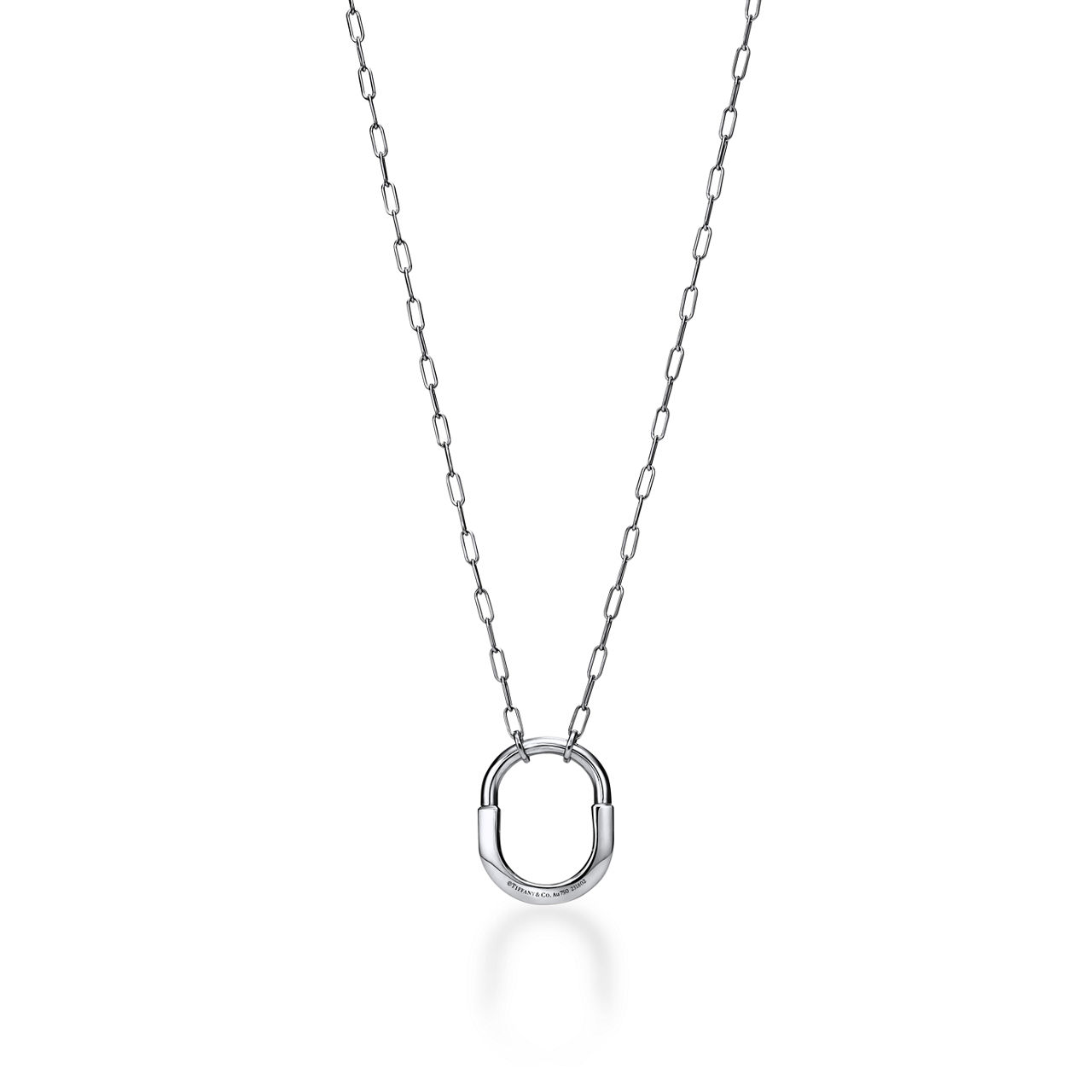 Tiffany Lock:Pendant in White Gold, Medium image number 3