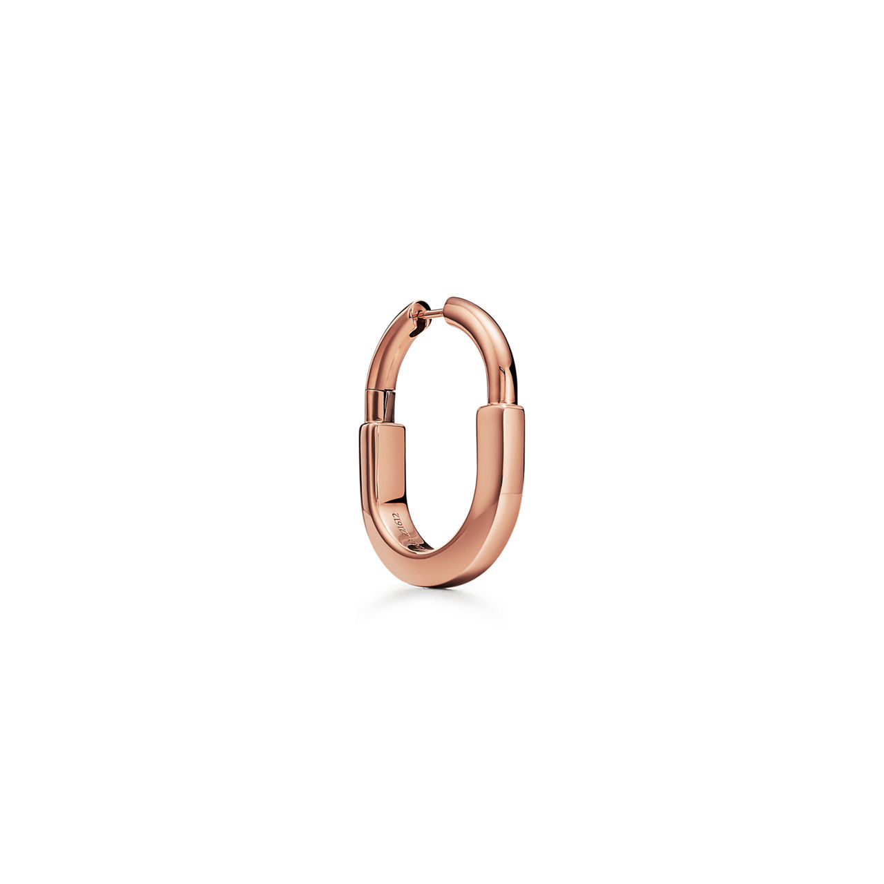 Tiffany Lock:Earrings in Rose Gold, Medium image number 2