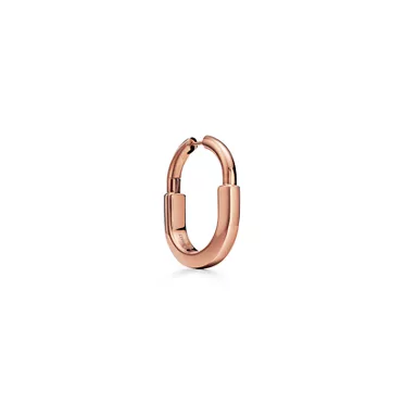 Tiffany Lock:Earrings in Rose Gold, Medium, 2