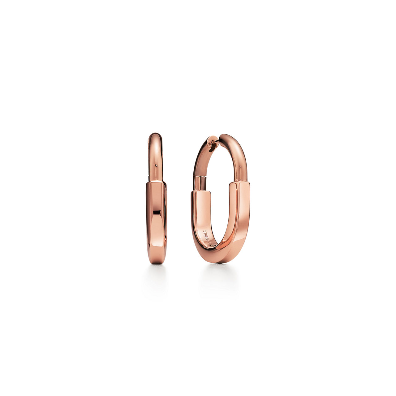 Tiffany Lock:Earrings in Rose Gold, Medium image number 0