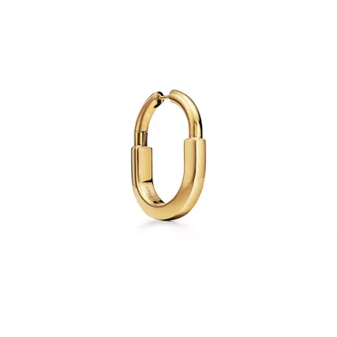 Tiffany Lock:Earrings in Yellow Gold, Medium, 2