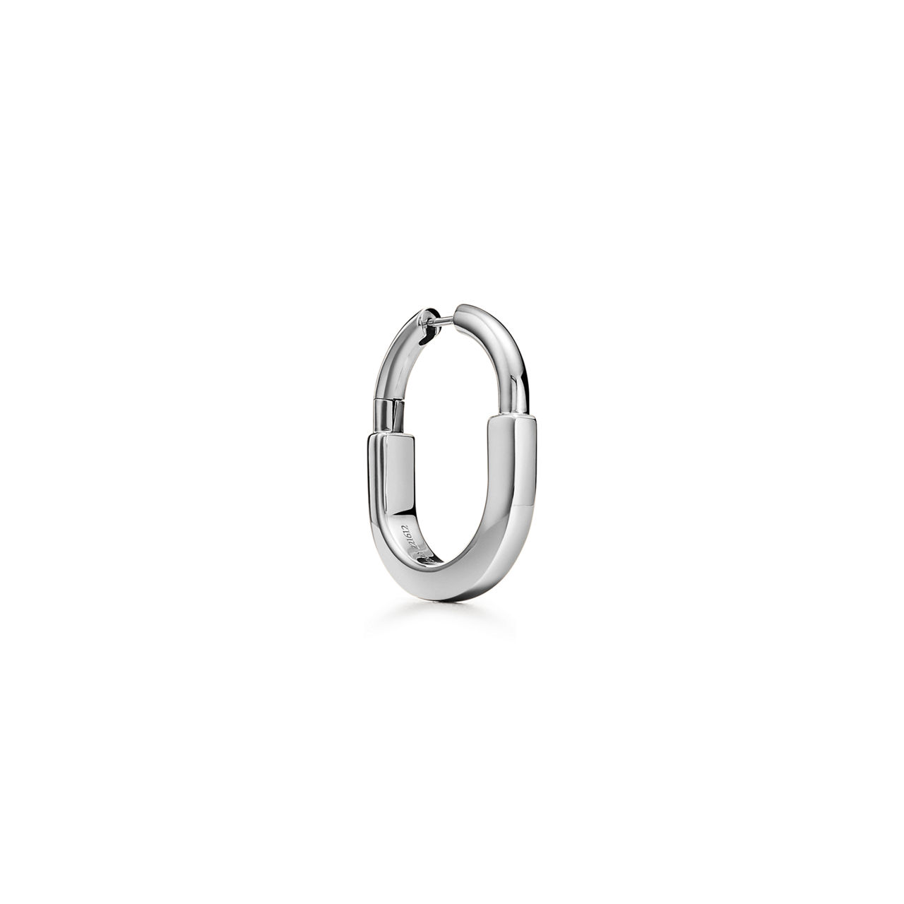 Tiffany Lock:Earrings in White Gold, Medium image number 2