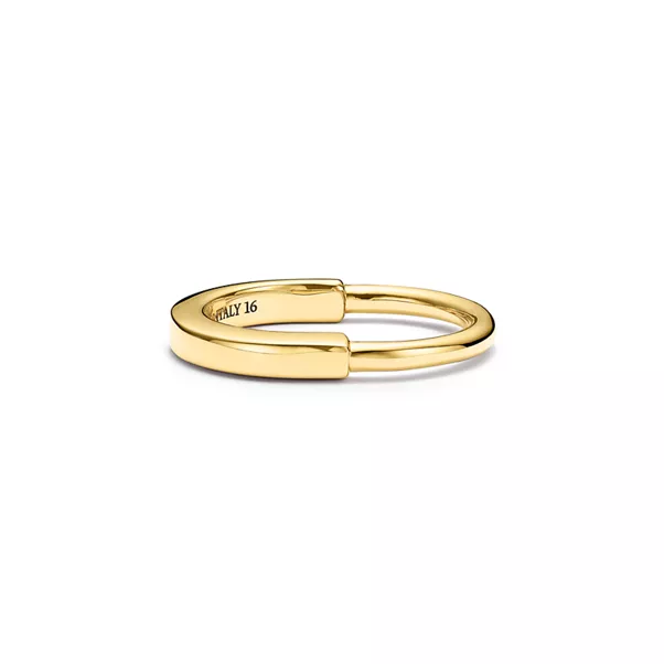 Tiffany Lock:Ring in Yellow Gold