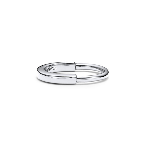 Tiffany Lock:Ring in White Gold