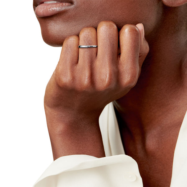 Tiffany Lock:Ring in White Gold