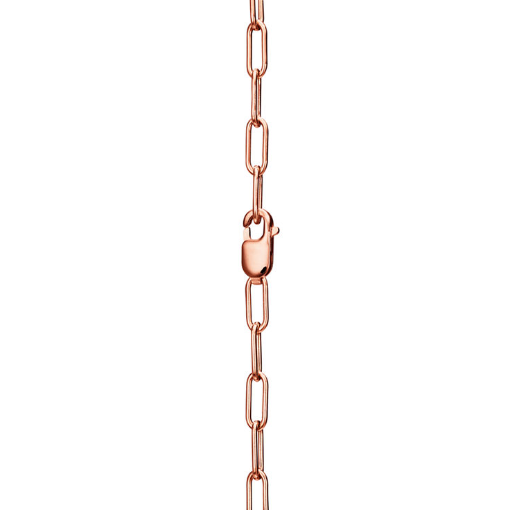 Tiffany Lock:Pendant in Rose Gold with Pavé Diamonds, Medium image number 4