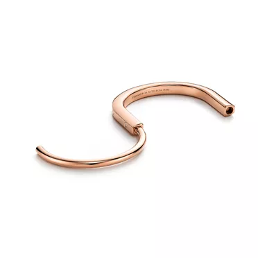 Tiffany Lock:Armreif in Ros&eacute;gold mit Diamant-Akzenten, 6