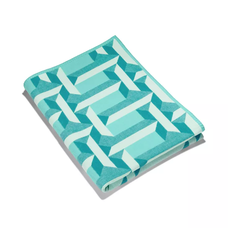 Tiffany T:T True Blanket in Tiffany Blue® Cashmere and Wool, 1