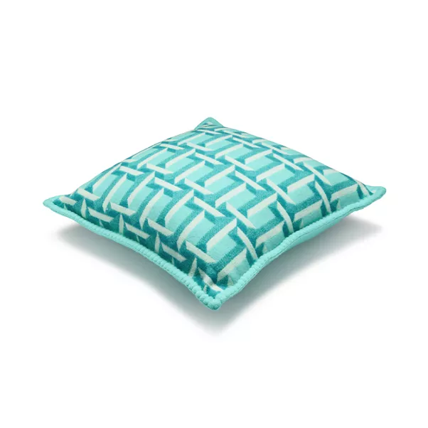 T True Cushion in Tiffany Blue® Cashmere and Wool