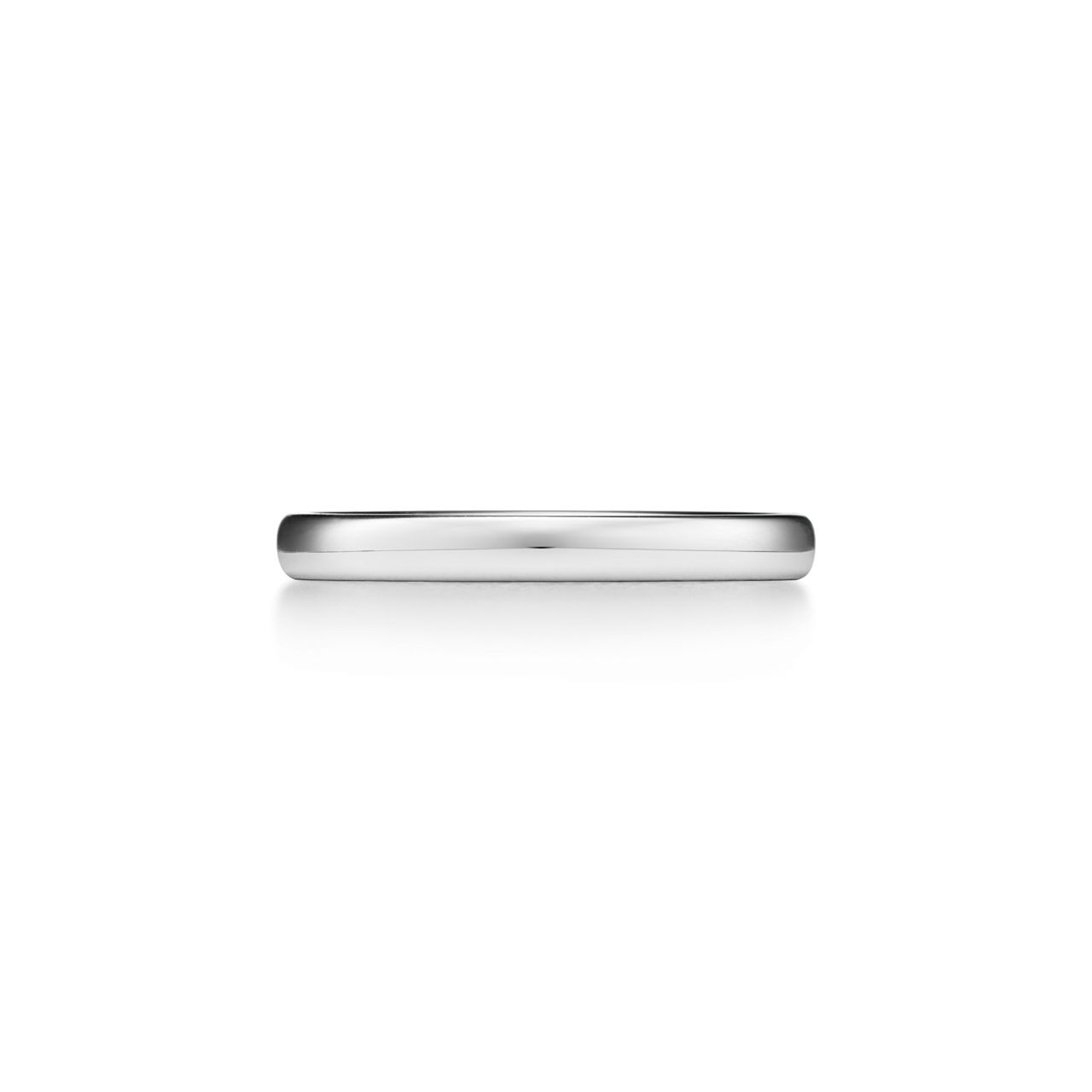 Tiffany Forever:Wedding Band Ring in Platinum, 2.5 mm Wide image number 0