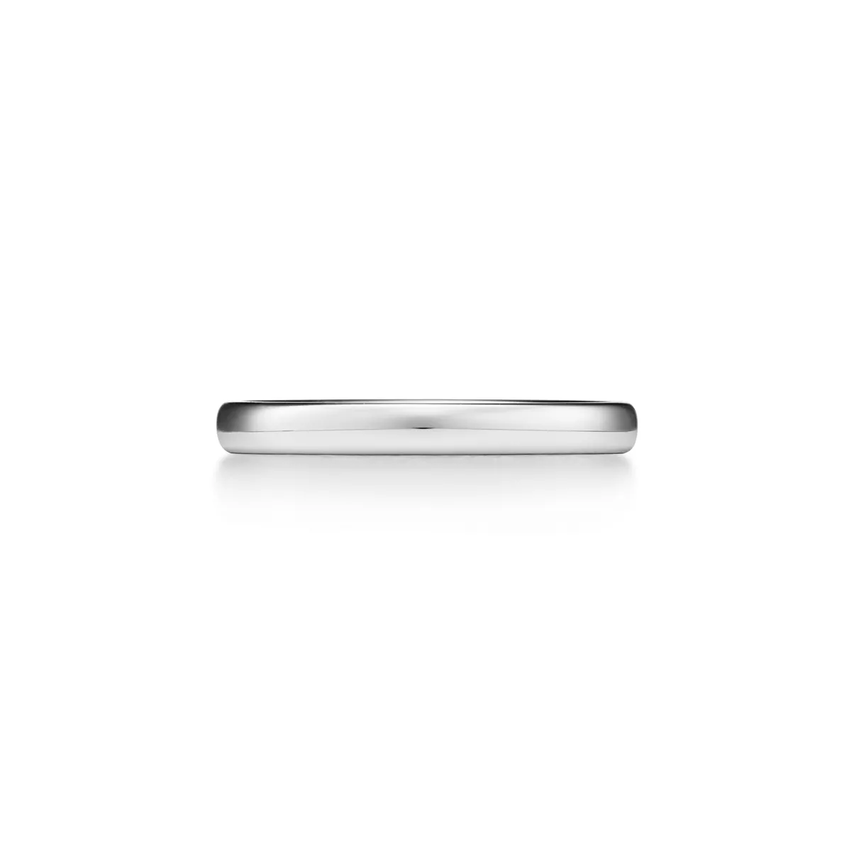 Wedding Band Ring in Platinum, 2.5 mm Wide