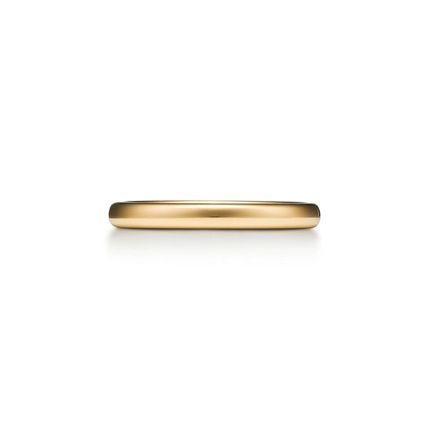 Tiffany Forever:Wedding Band Ring in Yellow Gold, 2.5 mm Wide