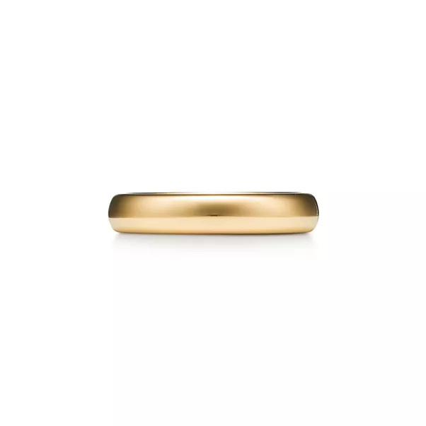 Ehering in Gelbgold, 4 mm breit
