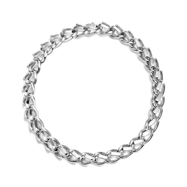 Tiffany Forge:Large Link Necklace in High-polished Sterling Silver, 3