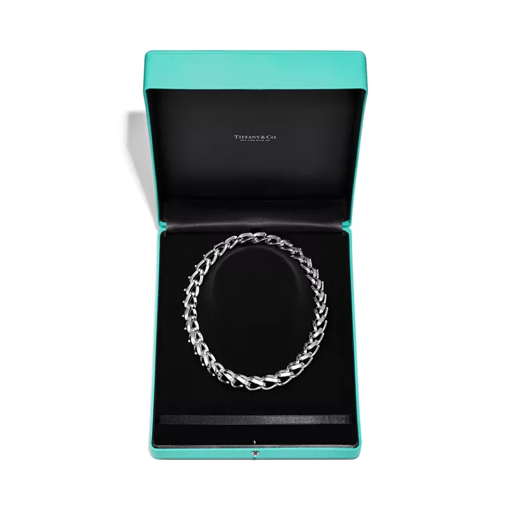 Tiffany Forge:Large Link Necklace in High-polished Sterling Silver, 6
