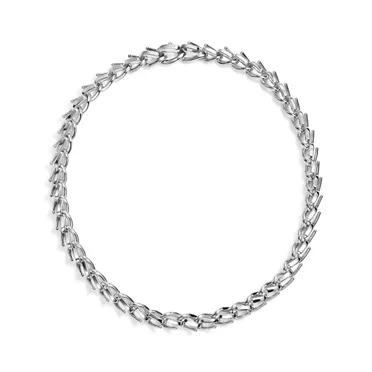 Tiffany Forge:Medium Link Necklace in High-polished Sterling Silver, 3