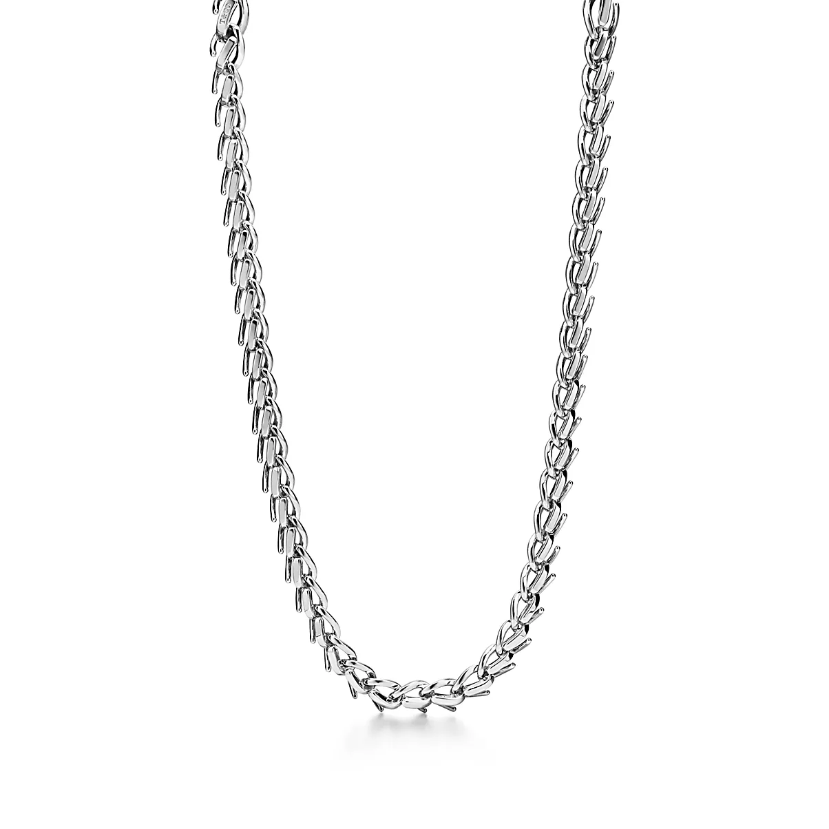 Tiffany Forged Necklace 스털링 실버 No Gemstone One Scale