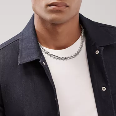 Tiffany Forge:Medium Link Necklace in High-polished Sterling Silver, 2