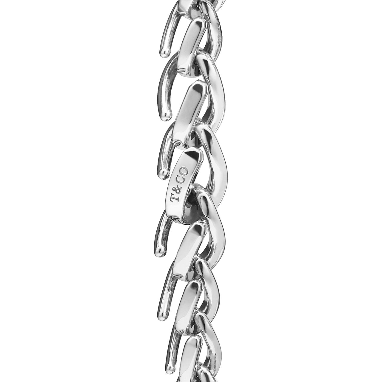Tiffany Forge:Medium Link Bracelet in High-polished Sterling Silver image number 3