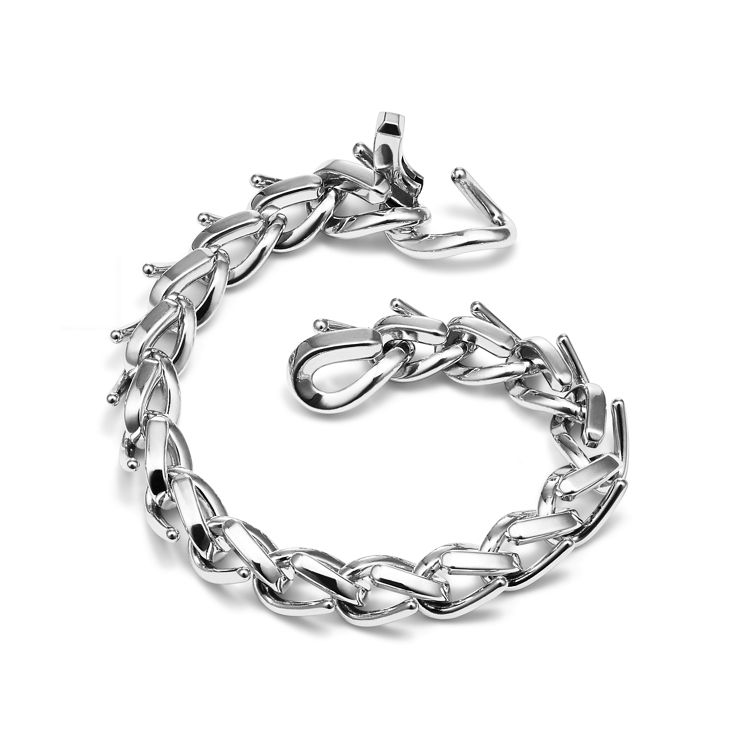 Tiffany Forge:Medium Link Bracelet in High-polished Sterling Silver image number 4