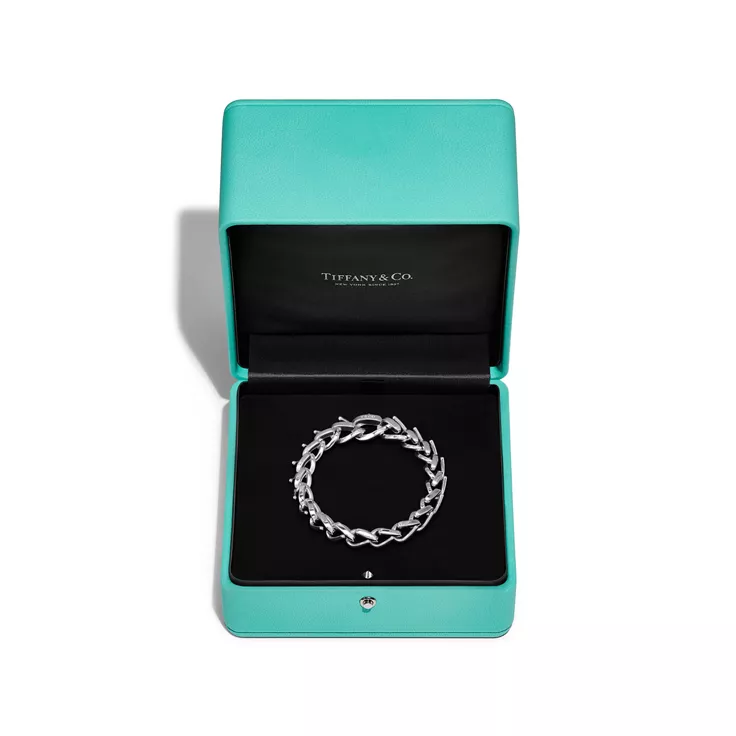 Tiffany Forge:Medium Link Bracelet in High-polished Sterling Silver, 5