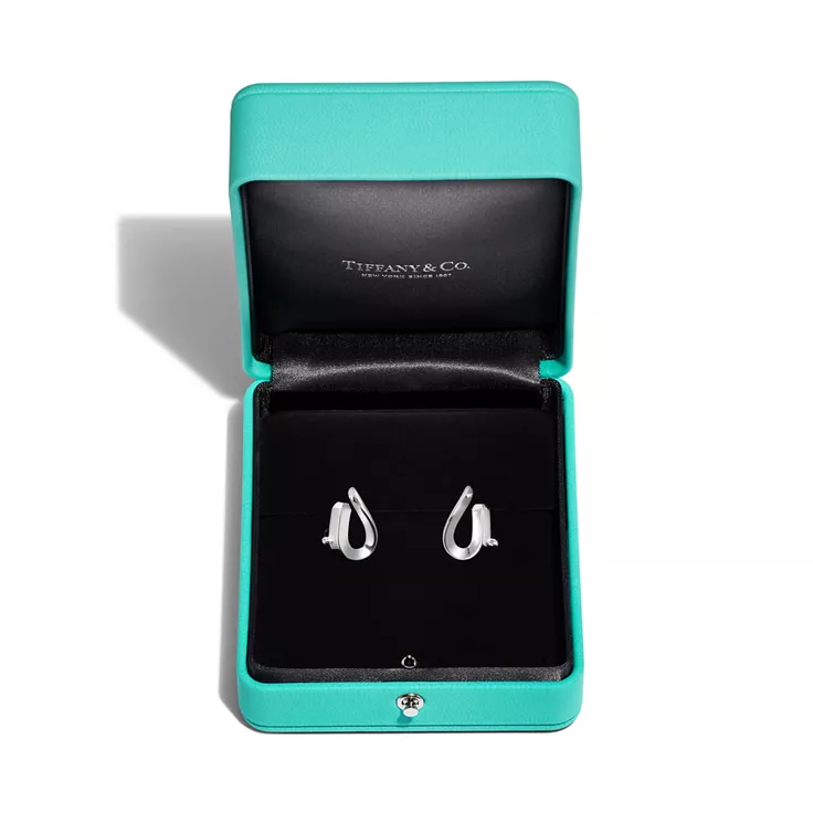 Tiffany Forge:Single-link Earrings in High-polished Sterling Silver, 4