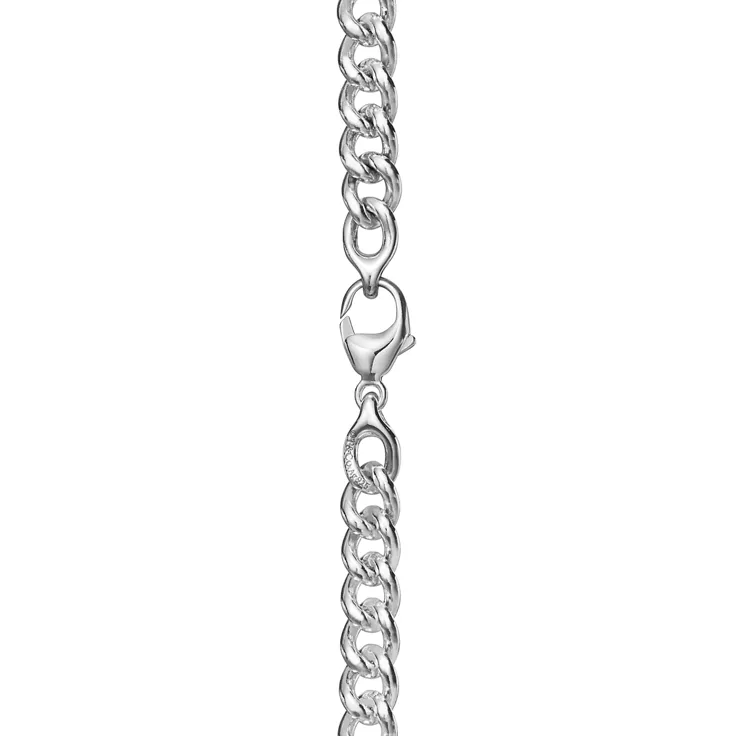 Tiffany Forge:Graduated Link Necklace in High-polished Sterling Silver, 4