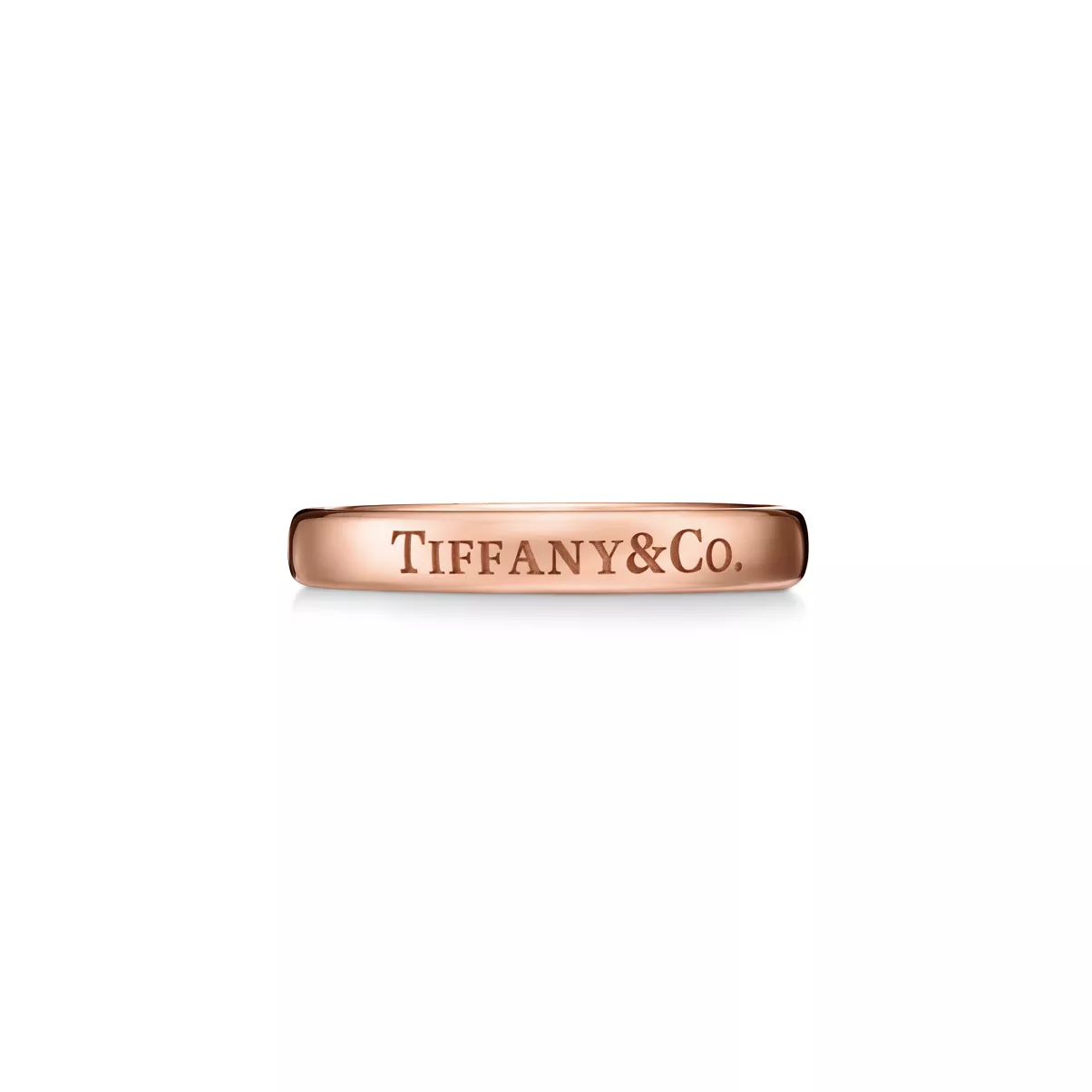 밴드 링 로즈 골드