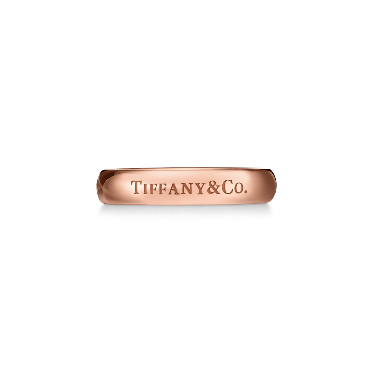 T&CO.®:밴드 링 로즈 골드 이미지 번호 0