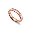 T&CO.&reg;:밴드 링 로즈 골드 이미지 번호 3