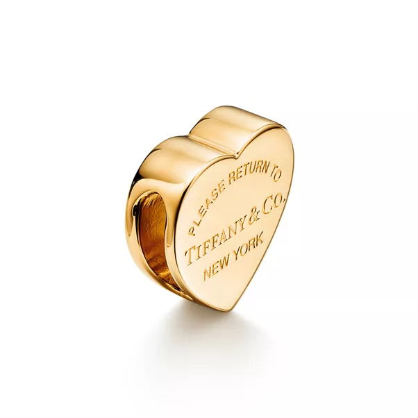 Scarf Ring in Yellow Gold-plated Metal