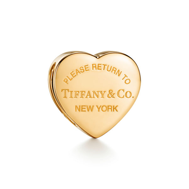 Return to Tiffany™:Scarf Ring in Yellow Gold-plated Metal