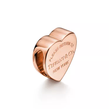 Return to Tiffany™:Scarf Ring in Rose Gold-plated Metal, 3