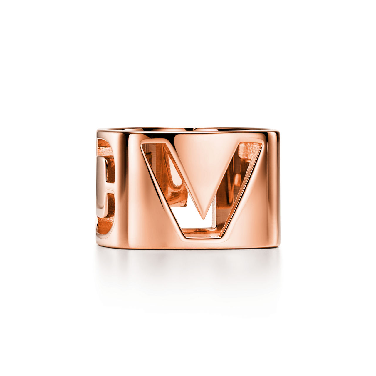 Tiffany Era:Scarf Ring in Rose Gold-plated Metal image number 2