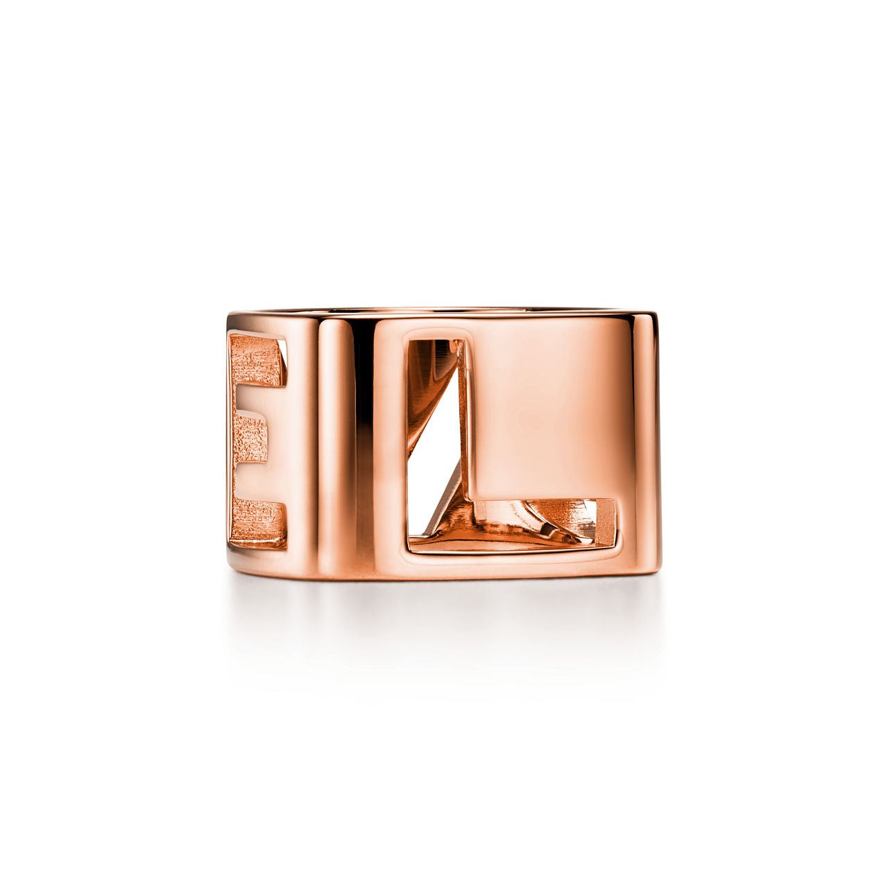 Tiffany Era:Scarf Ring in Rose Gold-plated Metal image number 0