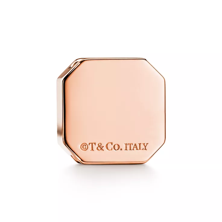 Tiffany True®:Scarf Ring in Rose Gold-plated Metal, 5